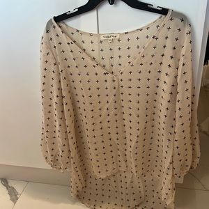 Sheet HiLow Cross Top